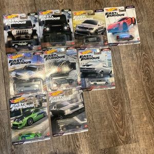 Fast & Furious Hot Wheels Lot New in Box.